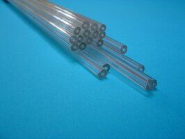 TUBES CREUX EN VERRE ORDINAIRE LONGUEUR 750MM (1KG)